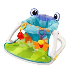Fisher-Price Sit-Me-Up Floor Seat- Frog Portable